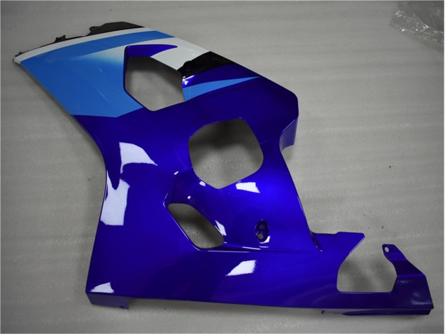 2004-2005 Blau Weiß Suzuki GSXR 600/750 Motorrad Verkleidungen 2004-2005 Blau Weiß Suzuki GSXR 600/750 Motorrad Verkleidungen