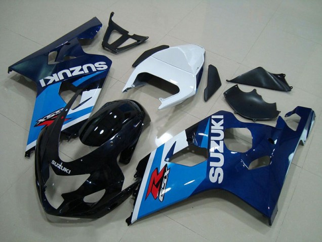 2004-2005 Blau Weiß Suzuki GSXR 750 Motorrad Verkleidung 2004-2005 Blau Weiß Suzuki GSXR 750 Motorrad Verkleidung