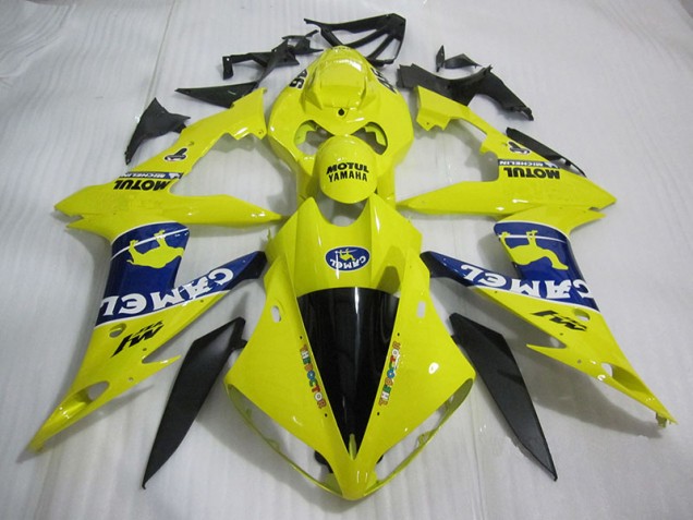 2004-2005 Gelb Camel Honda CBR1000RR Motorrad Verkleidung 2004-2005 Gelb Camel Honda CBR1000RR Motorrad Verkleidung