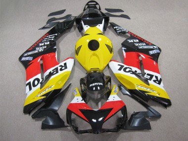 2004-2005 Gelb Rot Repsol Honda CBR1000RR Motorrad Verkleidung