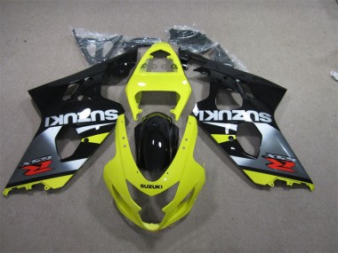 2004-2005 Gelb Schwarz Suzuki GSXR 600 Motorrad Verkleidung