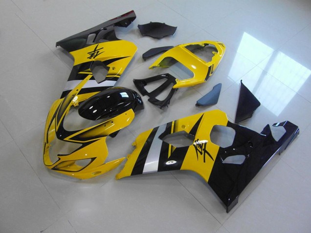 2004-2005 Gelb Schwarz Suzuki GSXR 750 Motorrad Verkleidung 2004-2005 Gelb Schwarz Suzuki GSXR 750 Motorrad Verkleidung