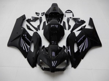 2004-2005 Glänzend Schwarz Honda CBR1000RR Motorrad Vollverkleidung