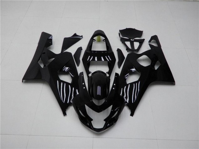 2004-2005 Glänzend Schwarz Suzuki GSXR 600/750 Motorrad Verkleidung 2004-2005 Glänzend Schwarz Suzuki GSXR 600/750 Motorrad Verkleidung