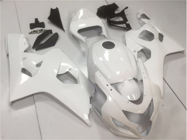 2004-2005 Glänzend Weiß Suzuki GSXR 600/750 Motorrad Verkleidung 2004-2005 Glänzend Weiß Suzuki GSXR 600/750 Motorrad Verkleidung