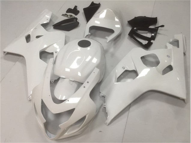 2004-2005 Glänzend Weiß Suzuki GSXR 600/750 Motorrad Verkleidung 2004-2005 Glänzend Weiß Suzuki GSXR 600/750 Motorrad Verkleidung