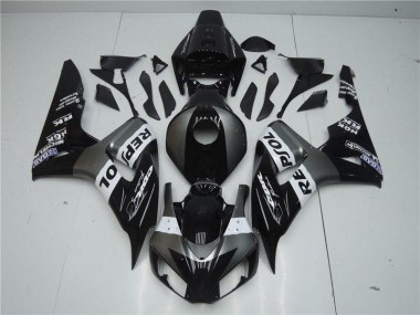 2004-2005 Grau Schwarz Repsol Honda CBR1000RR Motorrad Verkleidungen