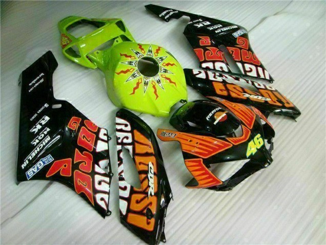 2004-2005 Orange Grün Honda CBR1000RR Motorrad Verkleidung 2004-2005 Orange Grün Honda CBR1000RR Motorrad Verkleidung