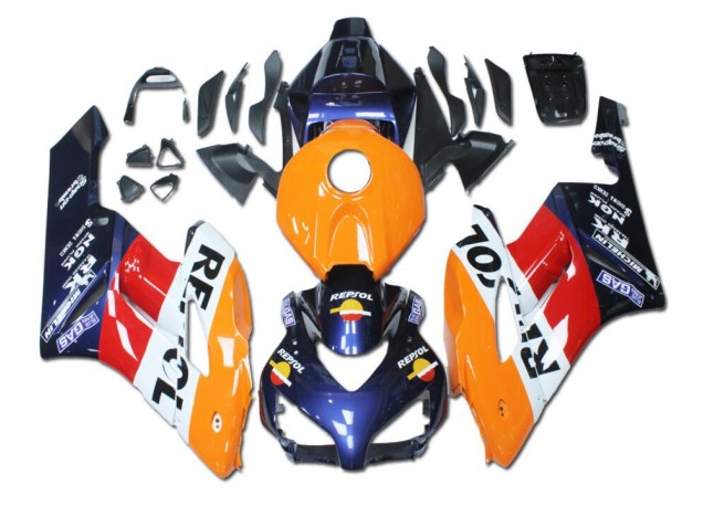 2004-2005 Orange Rot Blau Repsol Honda CBR1000RR Motorrad Verkleidung 2004-2005 Orange Rot Blau Repsol Honda CBR1000RR Motorrad Verkleidung