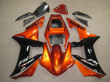 2004-2005 Orange Schwarz Honda CBR1000RR Motorrad Verkleidung