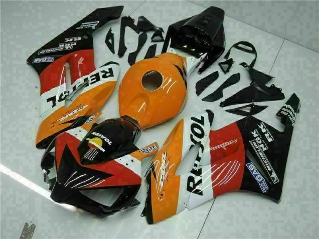 2004-2005 Orange Schwarz Repsol Honda CBR1000RR Motorrad Verkleidungen 2004-2005 Orange Schwarz Repsol Honda CBR1000RR Motorrad Verkleidungen