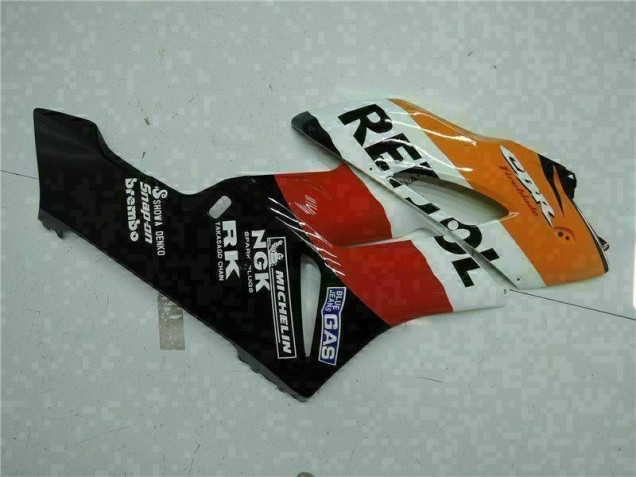 2004-2005 Orange Schwarz Repsol Honda CBR1000RR Motorrad Verkleidungen 2004-2005 Orange Schwarz Repsol Honda CBR1000RR Motorrad Verkleidungen