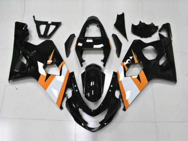 2004-2005 Orange Schwarz Suzuki GSXR 600/750 Motorrad Verkleidungen 2004-2005 Orange Schwarz Suzuki GSXR 600/750 Motorrad Verkleidungen