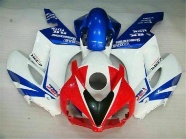2004-2005 Rot Blau Weiß Honda CBR1000RR Motorrad Verkleidung