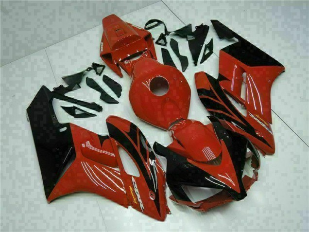 2004-2005 Rot Schwarz Honda CBR1000RR Motorrad Verkleidungen 2004-2005 Rot Schwarz Honda CBR1000RR Motorrad Verkleidungen