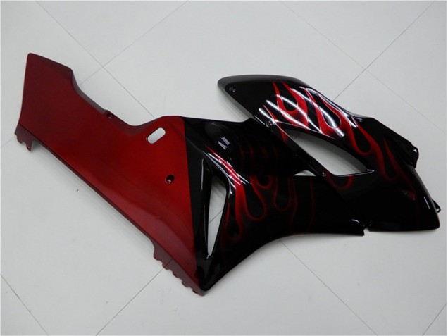 2004-2005 Rot Schwarz Honda CBR1000RR Motorrad Vollverkleidung 2004-2005 Rot Schwarz Honda CBR1000RR Motorrad Vollverkleidung