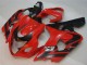 2004-2005 Rot Schwarz Suzuki GSXR 600/750 Motorrad Verkleidungen 2004-2005 Rot Schwarz Suzuki GSXR 600/750 Motorrad Verkleidungen