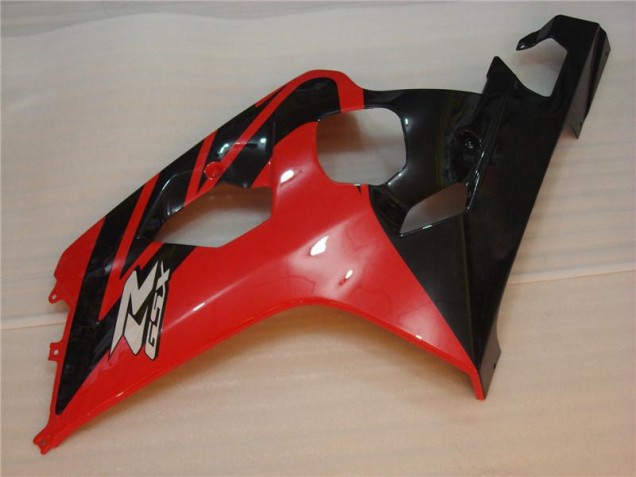 2004-2005 Rot Schwarz Suzuki GSXR 600/750 Motorrad Verkleidungen 2004-2005 Rot Schwarz Suzuki GSXR 600/750 Motorrad Verkleidungen