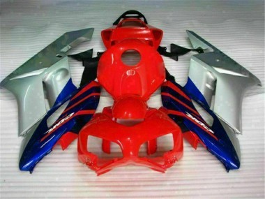 2004-2005 Rot Silber Blau Honda CBR1000RR Motorrad Verkleidung