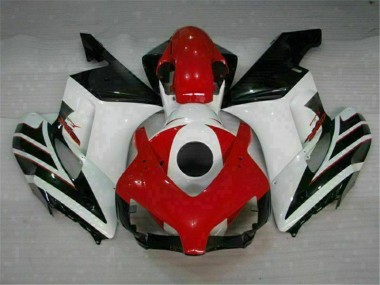 2004-2005 Rot Weiß Honda CBR1000RR Motorrad Vollverkleidung