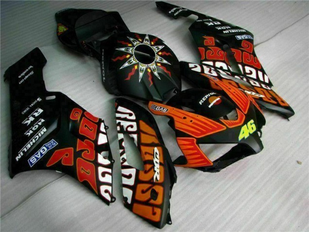 2004-2005 Schwarz Orange Honda CBR1000RR Motorrad Verkleidung 2004-2005 Schwarz Orange Honda CBR1000RR Motorrad Verkleidung