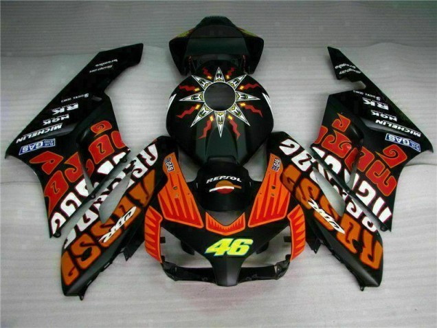 2004-2005 Schwarz Orange Honda CBR1000RR Motorrad Verkleidung 2004-2005 Schwarz Orange Honda CBR1000RR Motorrad Verkleidung