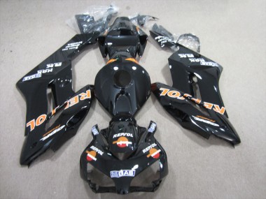 2004-2005 Schwarz Orange Repsol Honda CBR1000RR Motorrad Verkleidung