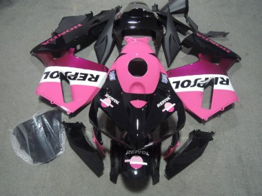 2004-2005 Schwarz Rosa Repsol Honda CBR1000RR Motorrad Verkleidung