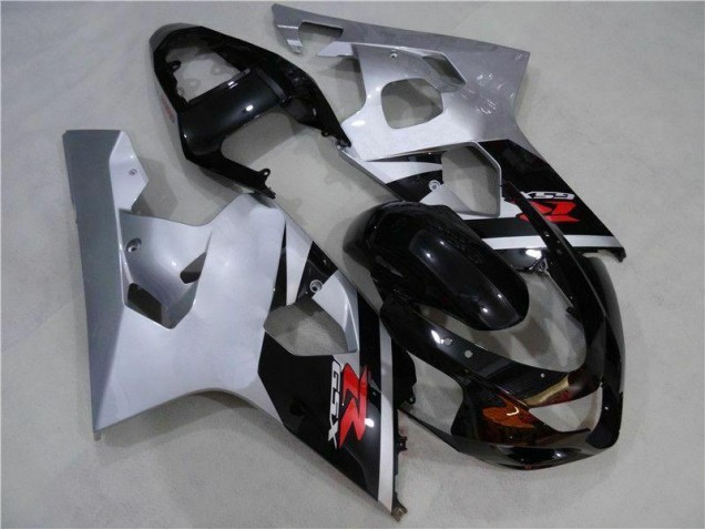 2004-2005 Schwarz Silber Suzuki GSXR 600/750 Motorrad Verkleidung 2004-2005 Schwarz Silber Suzuki GSXR 600/750 Motorrad Verkleidung