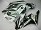 2004-2005 Schwarz Weiß Honda CBR1000RR Motorrad Verkleidung