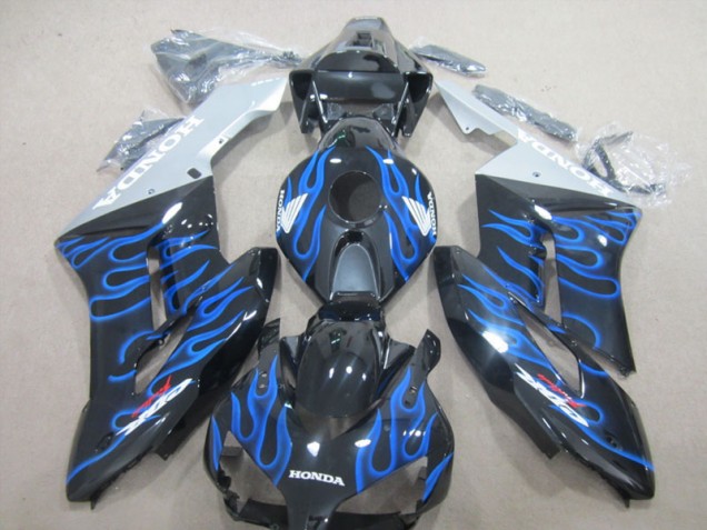 2004-2005 Schwarze Blau Flamme Honda CBR1000RR Motorrad Verkleidung