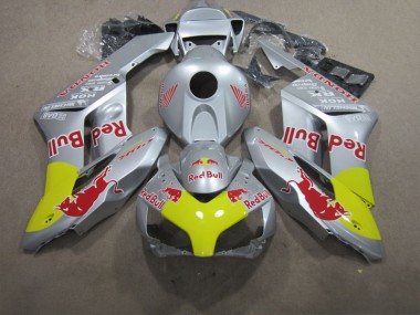 2004-2005 Silber Rot Bull Honda CBR1000RR Motorrad Verkleidung