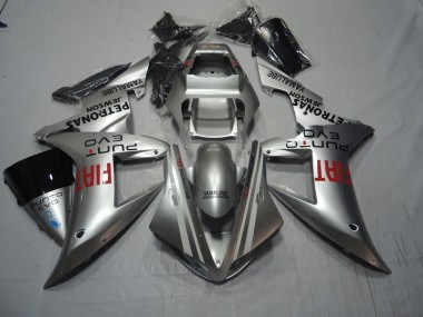 2004-2005 Silber Rot Fiat Honda CBR1000RR Motorrad Verkleidung
