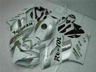 2004-2005 Silber Weiß Repsol Honda CBR1000RR Motorrad Verkleidungen