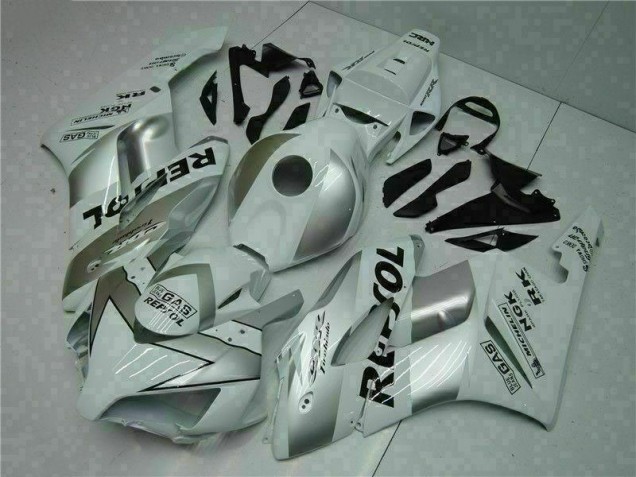 2004-2005 Silber Weiß Repsol Honda CBR1000RR Motorrad Verkleidungen 2004-2005 Silber Weiß Repsol Honda CBR1000RR Motorrad Verkleidungen