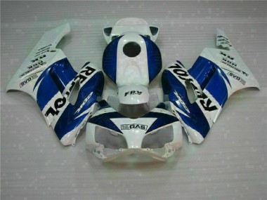 2004-2005 Weiß Blau Repsol Honda CBR1000RR Motorrad Verkleidung
