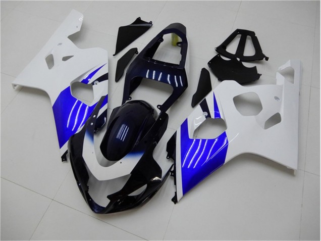 2004-2005 Weiß Blau Suzuki GSXR 600/750 Motorrad Verkleidung 2004-2005 Weiß Blau Suzuki GSXR 600/750 Motorrad Verkleidung