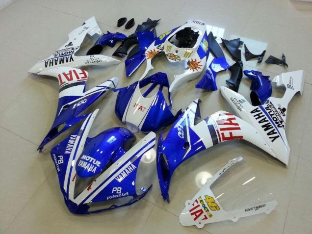 2004-2006 Blau Weiß Rot Yamaha YZF R1 Motorrad Verkleidung 2004-2006 Blau Weiß Rot Yamaha YZF R1 Motorrad Verkleidung