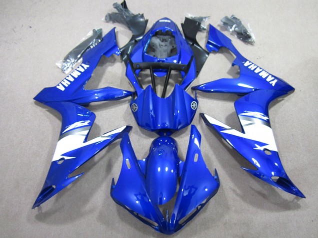 2004-2006 Blau Weiß Yamaha YZF R1 Motorrad Vollverkleidung 2004-2006 Blau Weiß Yamaha YZF R1 Motorrad Vollverkleidung