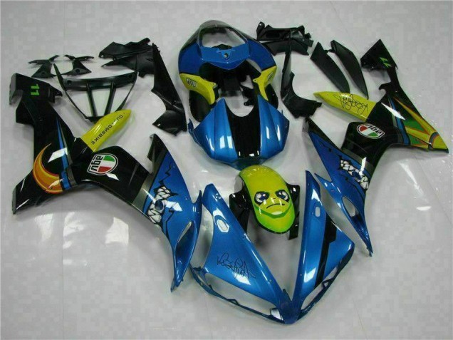 2004-2006 Blau Yamaha YZF R1 Motorrad Vollverkleidung 2004-2006 Blau Yamaha YZF R1 Motorrad Vollverkleidung