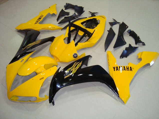 2004-2006 Gelb Schwarz Flamme Yamaha YZF R1 Motorrad Verkleidung 2004-2006 Gelb Schwarz Flamme Yamaha YZF R1 Motorrad Verkleidung