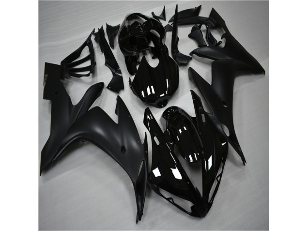 2004-2006 Matt schwarz glänzend Yamaha YZF R1 Motorrad Verkleidung 2004-2006 Matt schwarz glänzend Yamaha YZF R1 Motorrad Verkleidung