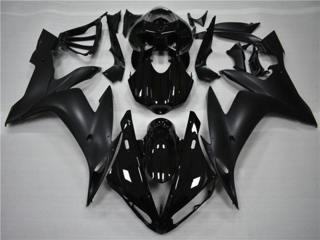 2004-2006 Matt schwarz glänzend Yamaha YZF R1 Motorrad Verkleidung 2004-2006 Matt schwarz glänzend Yamaha YZF R1 Motorrad Verkleidung