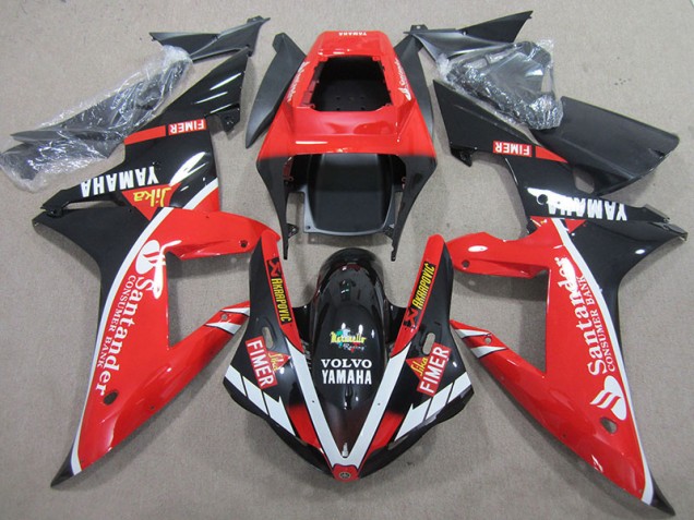 2004-2006 Rot Schwarz Weiß SantUnder Yamaha YZF R1 Motorrad Verkleidung 2004-2006 Rot Schwarz Weiß SantUnder Yamaha YZF R1 Motorrad Verkleidung