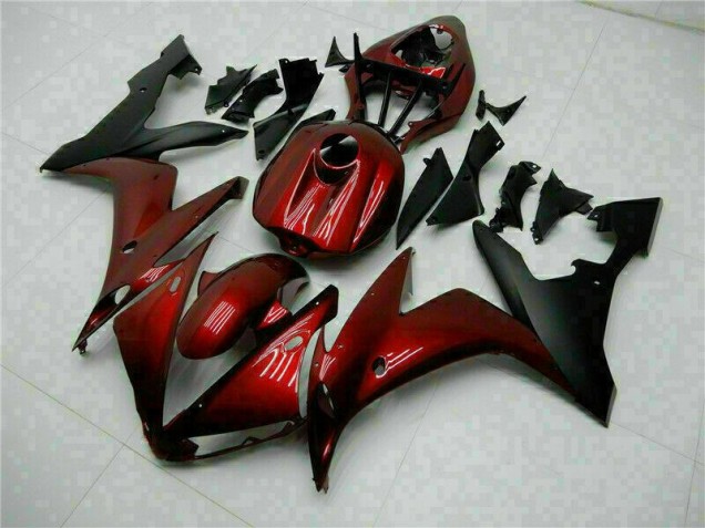 2004-2006 Rot Schwarz Yamaha YZF R1 Motorrad Verkleidungen 2004-2006 Rot Schwarz Yamaha YZF R1 Motorrad Verkleidungen