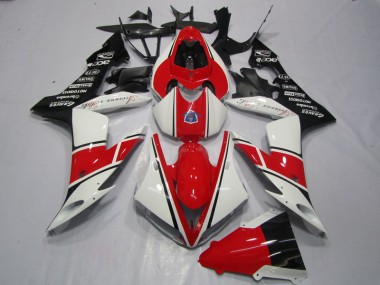 2004-2006 Rot Weiß Schwarz Yamaha YZF R1 Motorrad Verkleidung