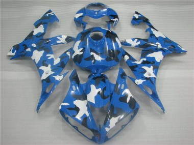 2004-2006 Rot Weiß Yamaha YZF R1 Motorrad Verkleidung