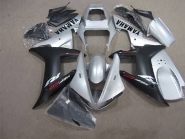 2004-2006 Silber Schwarz Yamaha YZF R1 Motorrad Verkleidung