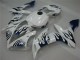 2004-2006 Weiß Blau Flamme Yamaha YZF R1 Motorrad Verkleidung 2004-2006 Weiß Blau Flamme Yamaha YZF R1 Motorrad Verkleidung