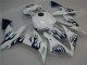 2004-2006 Weiß Blau Flamme Yamaha YZF R1 Motorrad Verkleidung 2004-2006 Weiß Blau Flamme Yamaha YZF R1 Motorrad Verkleidung